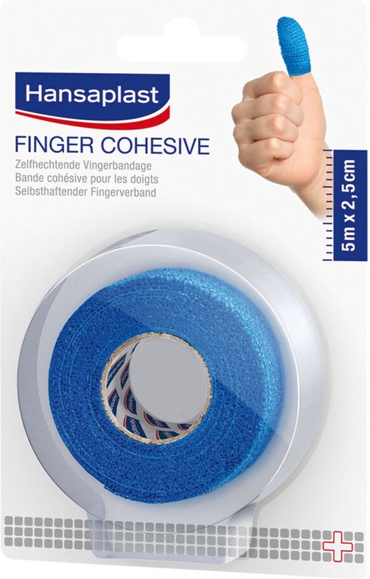 Hansaplast Zelfhechtende Vingerbandage 5m x 2,5 cm Op maat knipbaar