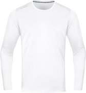 Jako - Shirt Run 2.0 LM - Wit Sportshirt Heren-L