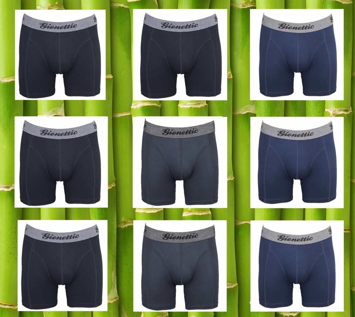 Gionettic 9-pack: Bamboe - Donker