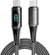 Essager 100W USB-C Snellaad Kabel 5A Power Delivery 1M Zwart
