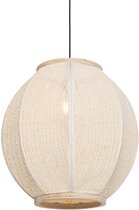 QAZQA rob - Suspension orientale - 1 lumière - Ø 46 cm - Wit - Salon | Chambre à coucher | Cuisine