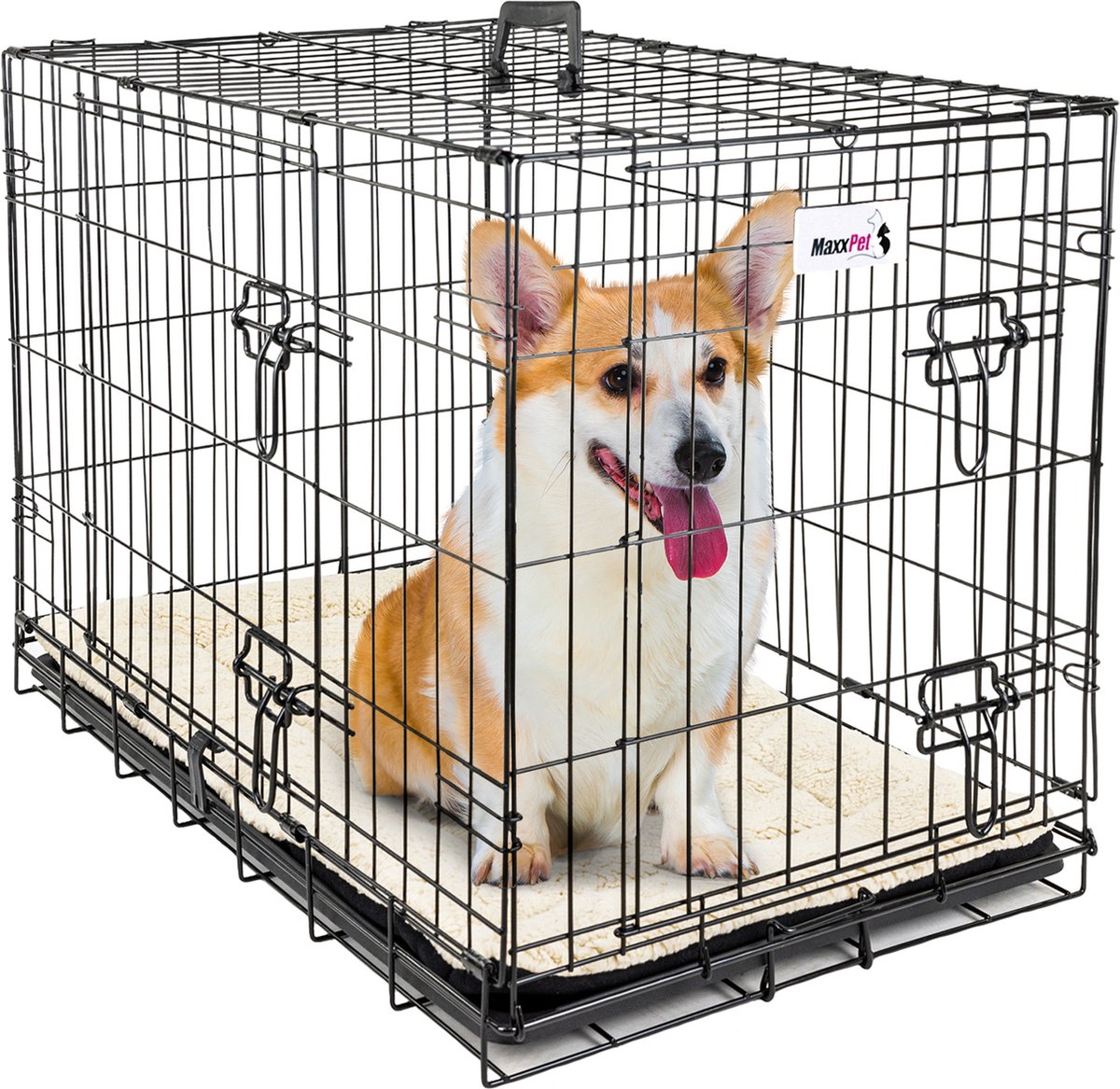 MaxxPet Hondenbench - Bench - Bench voor honden - Hondenbench Opvouwbaar -  Incl. Plaid... | bol.com