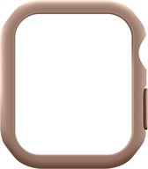 Geschikt voor Apple Watch Series 8/7, 45mm Volledige bescherming Gehard Glas – Rose goud