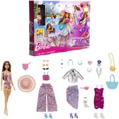 Barbie - Adventskalender - Modepop met accesoires - Barbie pop
