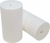 Mini poetspapier cellulose 1 laags - zonder koker - Per rol
