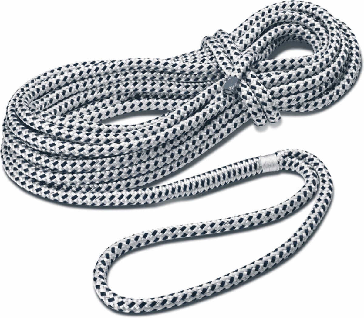 Seilflechter - Taifun® Polyester Landvast - Zwart-Wit - Maat: 16mm - 15 meter