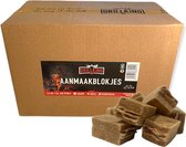 GrillKing Aanmaakblokjes Premium - 450 stuks - Voordeeldoos - Geurvrij - lange brandduur - BBQ & Haard