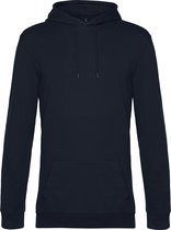 Hoodie French Terry B&C Collectie maat XS Donkerblauw