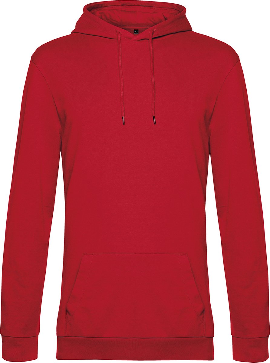 Hoodie French Terry B&C Collectie Rood
