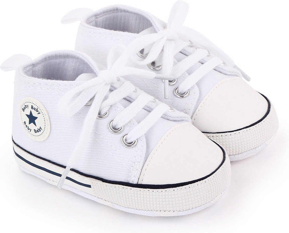 Baby Schoenen - Pasgeboren Babyschoenen - Meisjes/jongens - Eerste Baby Schoentjes 6-12 maanden - Maat 18 - Baby slofjes 12cm