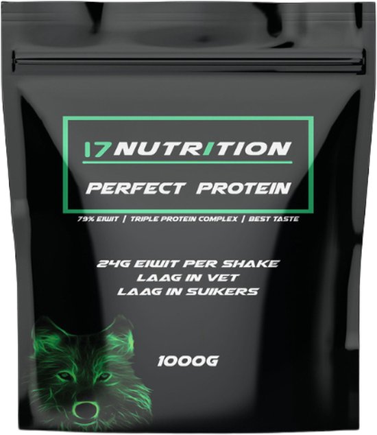 17 Nutrition Perfect Protein Whey 1000G Cookie & Cream - 79% eiwit