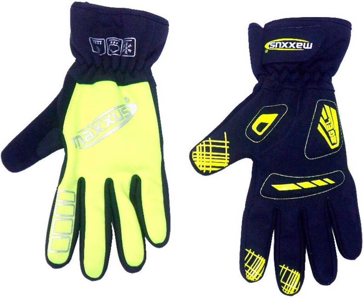 Maxxus Handschoenen Reflex geel zwart zwart geel L