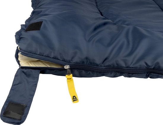 Abbey Camp Slaapzak 3 seizoenen - Dekenmodel - Donkerblauw - 210 x 85 cm - Koppelbaar en Extra Ruim
