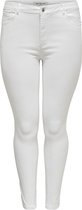 ONLY CARMAKOMA CARAUGUSTA HW SKINNY WHITE DNM NOOS Dames Jeans - Maat 46 X L30