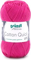 Gründl Cotton Quick Uni | Roze | 5 bollen | kleur: 128