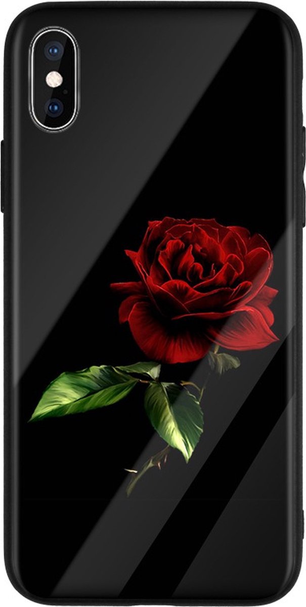 Trendyware bloem/flower/roos Iphone X/XS tpu telefoonhoesje/phone case