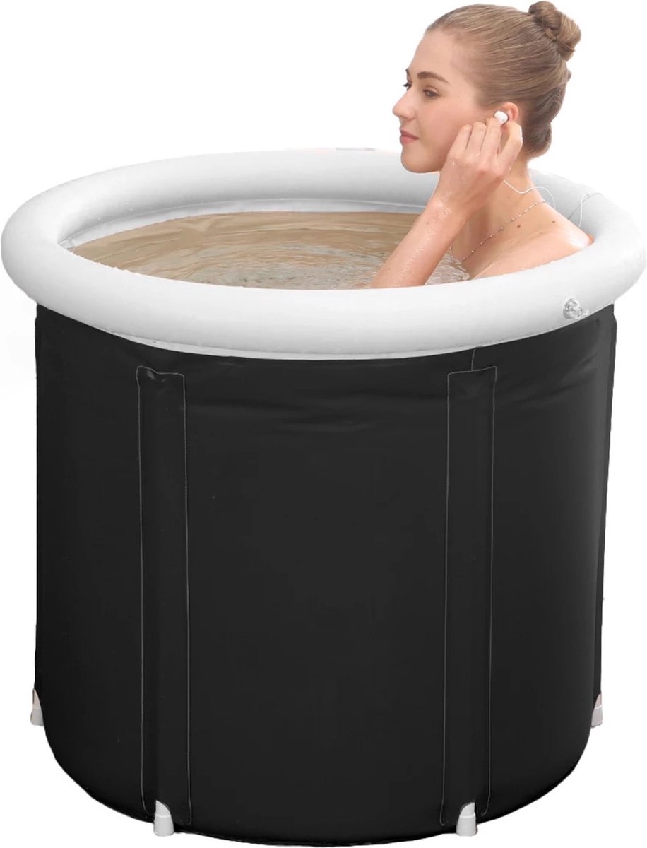 FBC Goods ijsbad (+ DEKSEL & HANDDOEK) - IJsbad - Zitbad - handdoek - deksel - Opblaasbaar Zitbad voor Volwassenen - Bathbucket - Ice Bath - opblaasbaar ijsbad - (+ gratis deksel) -