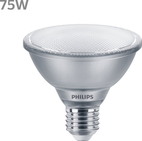 Philips PAR30S LED spot 75W, 9.5W, 2700K warm wit.