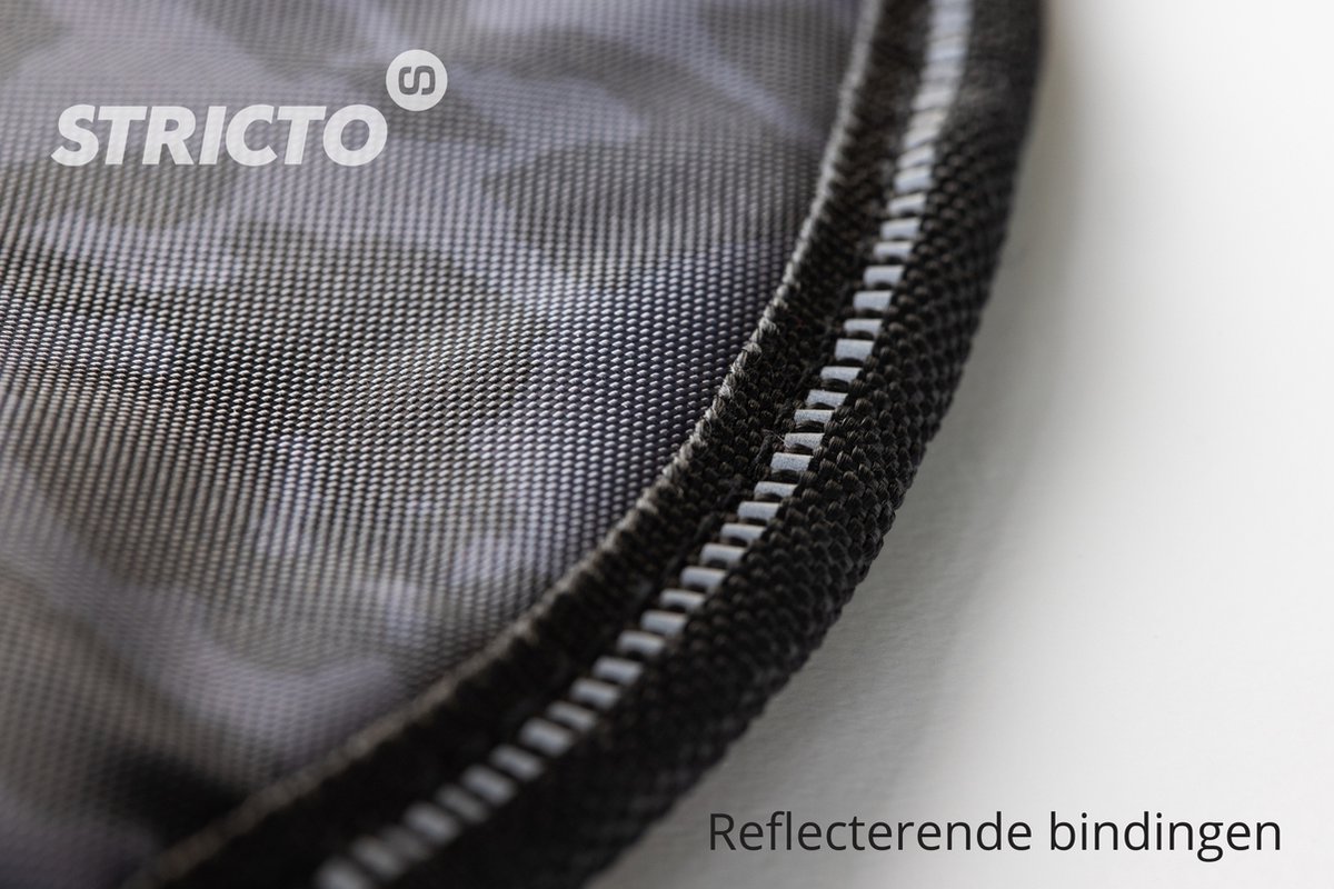 Stricto® - Premium scooter Heavy Duty beenkleed - Luipaard Grijs – water & winddicht – beenkleed universeel met imperfectie – foto 5