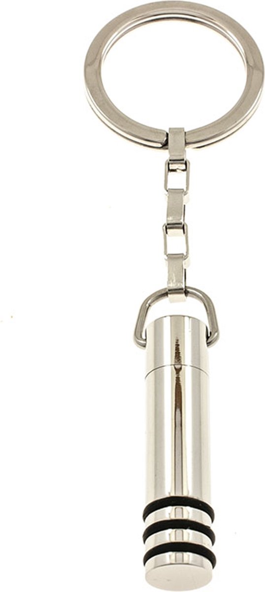 Traveller Ashanger - Sleutelhanger - Zilverkleurig - Edelstaal - Cilinder - 181171