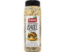 Badia Spices | Everything Bagel GROOT | sesamzaadjes, maanzaad, knoflook, ui, zout | 623,7 gram