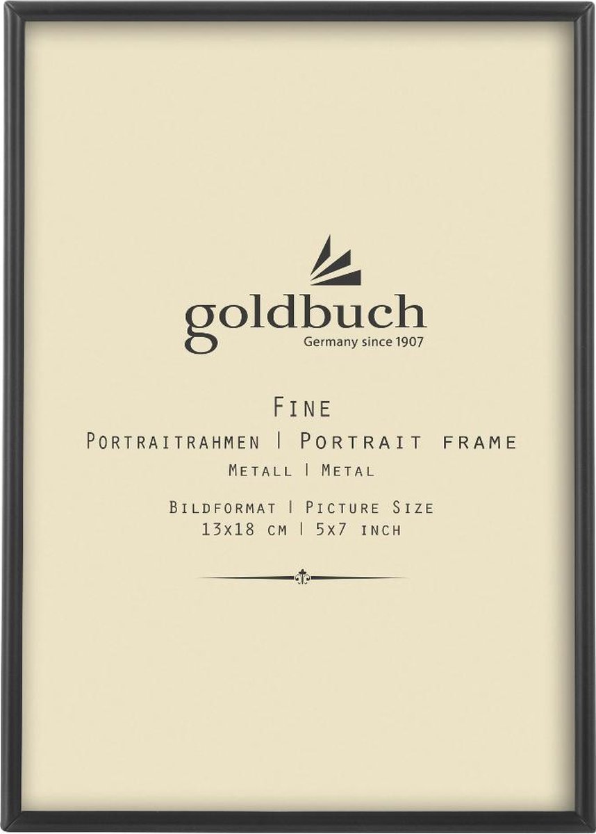 Goldbuch GOL-960463 Fotolijst FINE zwart 13x18 cm