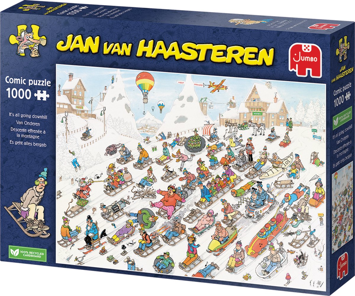 Jan van Haasteren - Van Onderen! - 1000 stukjes - Puzzel — afbeelding 2