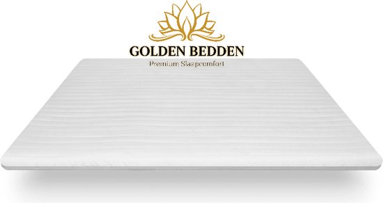 Golden Bedden -tweepersoon - Topdekmatras -Comfortfoam Orthopedisch - Koudschuim Hr45 Topper - 160x190 cm - 7 cm