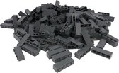 100 Bouwstenen 1x4 | Donkergrijs | Compatibel met Lego Classic | Keuze uit vele kleuren | SmallBricks