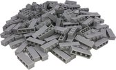 100 Bouwstenen 1x4 | Lichtgrijs | Compatibel met Lego Classic | Keuze uit vele kleuren | SmallBricks