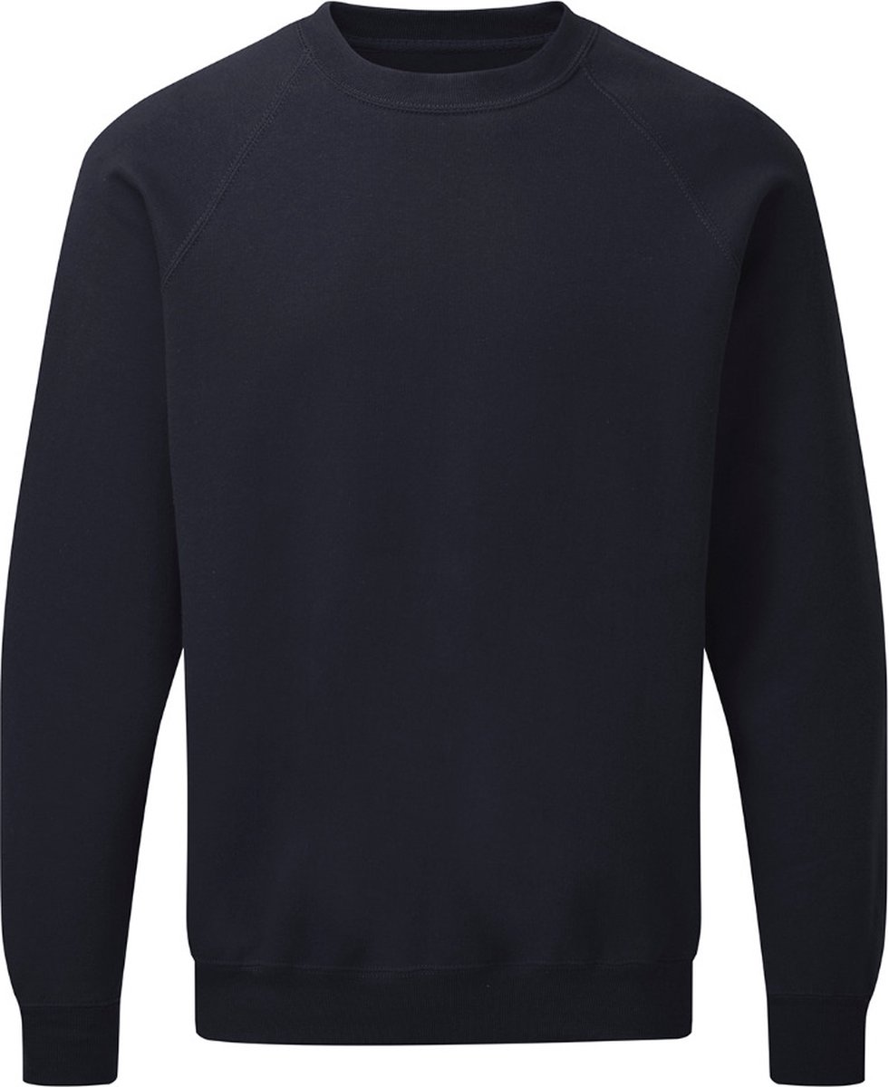 Marine Blauwe heren sweater met raglan mouw merk SG maat XXL