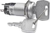 NKK Switches SK12AAW01 Sleutelschakelaar 250 V/AC 1 A 1x aan/aan 1 x 90 ° 1 stuk(s)