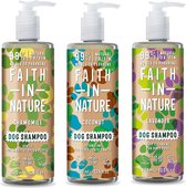 Faith in Nature - Honden Shampoo - Chamomile + Coconut + Lavender - 3 Pak