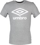 Umbro large logo tee grijs wit UMTM0138, maat XL