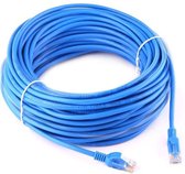 Câble Internet - 2,85 mètres - Bleu - Câble Ethernet CAT5E - Câble RJ45 UTP avec vitesse 1000 Mbps - Câble réseau de haute qualité