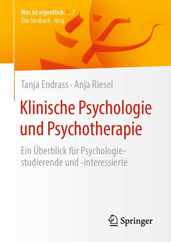 Was ist eigentlich …? - Klinische Psychologie und Psychotherapie (ebook ...