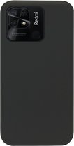 ADEL Siliconen Back Cover Softcase Hoesje Geschikt voor Xiaomi Redmi 10C - Zwart