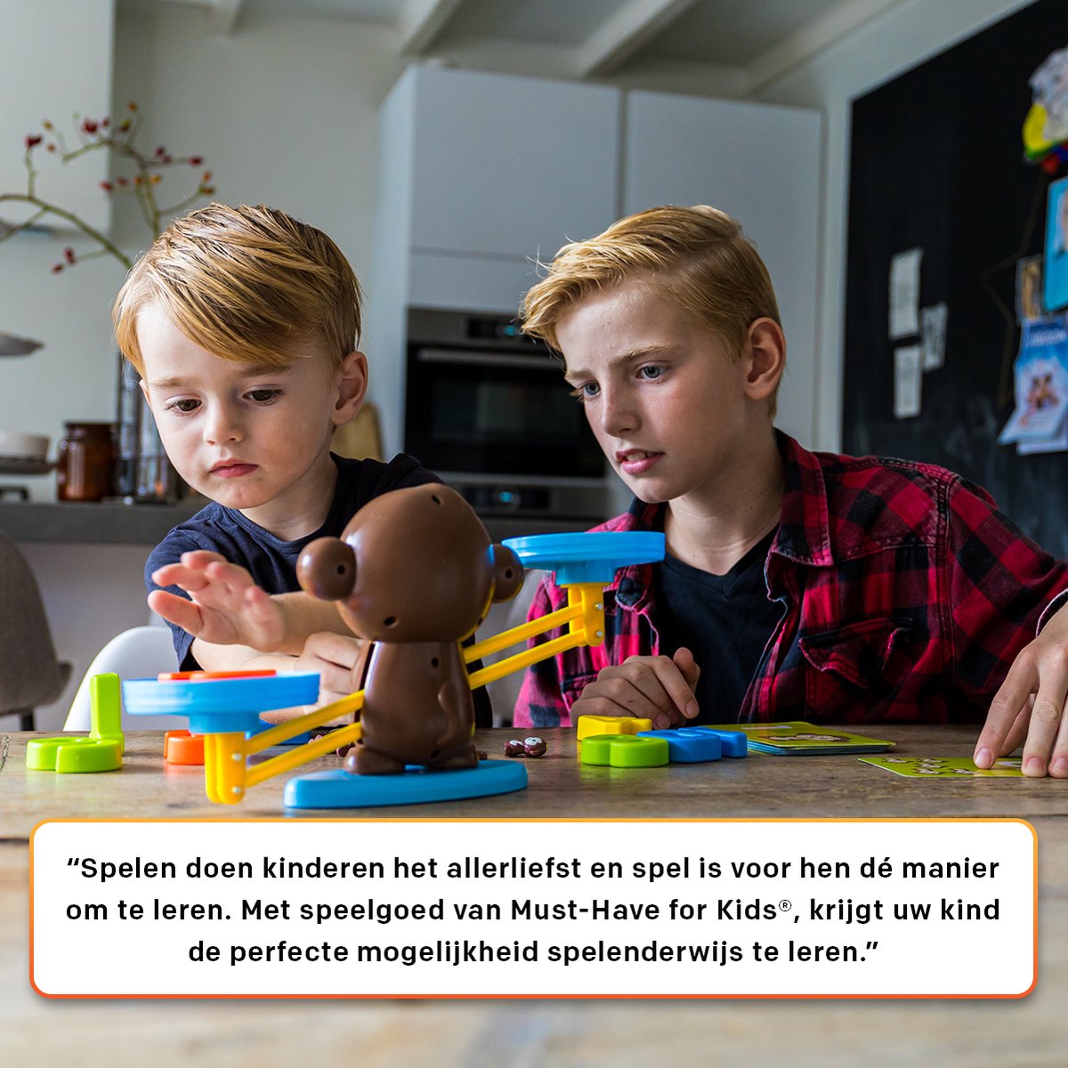 Monkey Balance Game - Kinderspel - Educatief Speelgoed Jongens & Meisjes - Sinterklaas Speelgoed - Ik Leer Rekenen - 4 Jaar - 5 Jaar - 6 Jaar - Leren Rekenen - Sinterklaas - Balansspel - Leren Tellen - Ik Leer Cijfers - Montessori Speelgoed - Cadeau — afbeelding 8