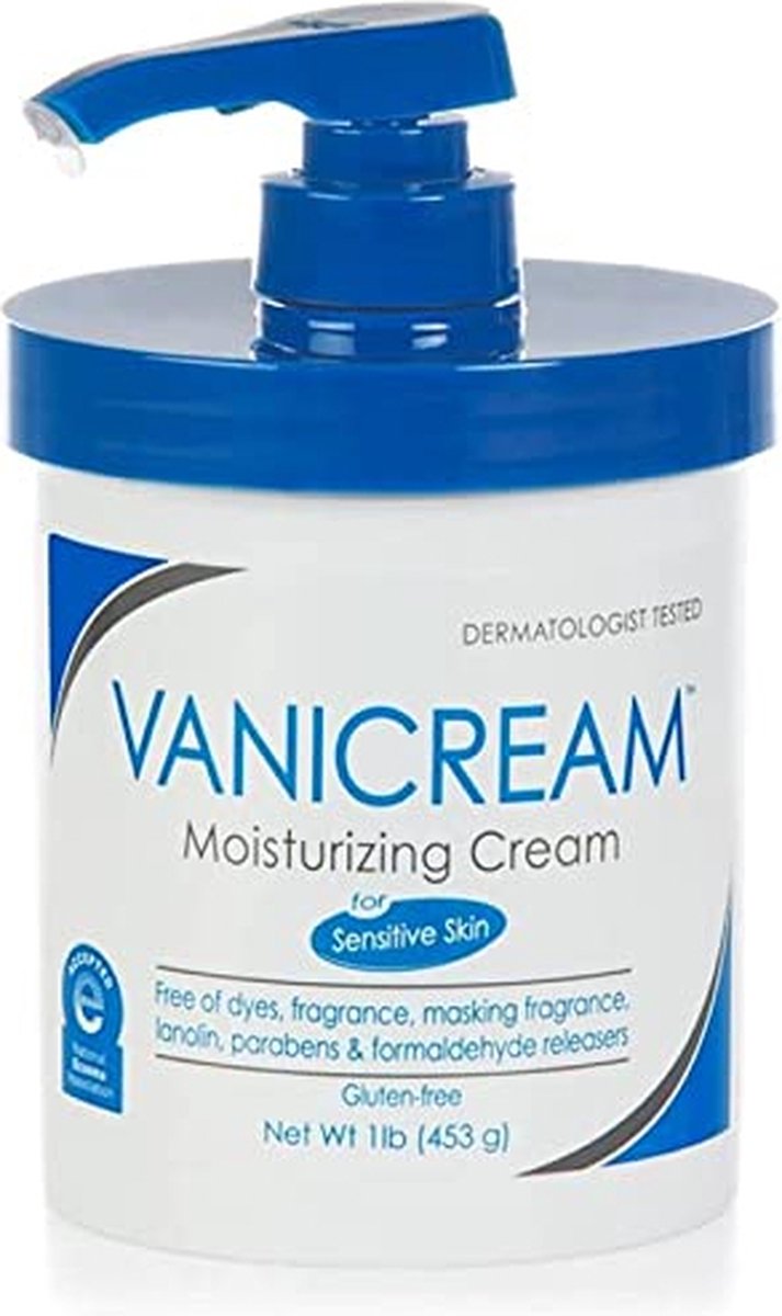 Moisturizing Cream voor de gevoelige huid, (453 g)