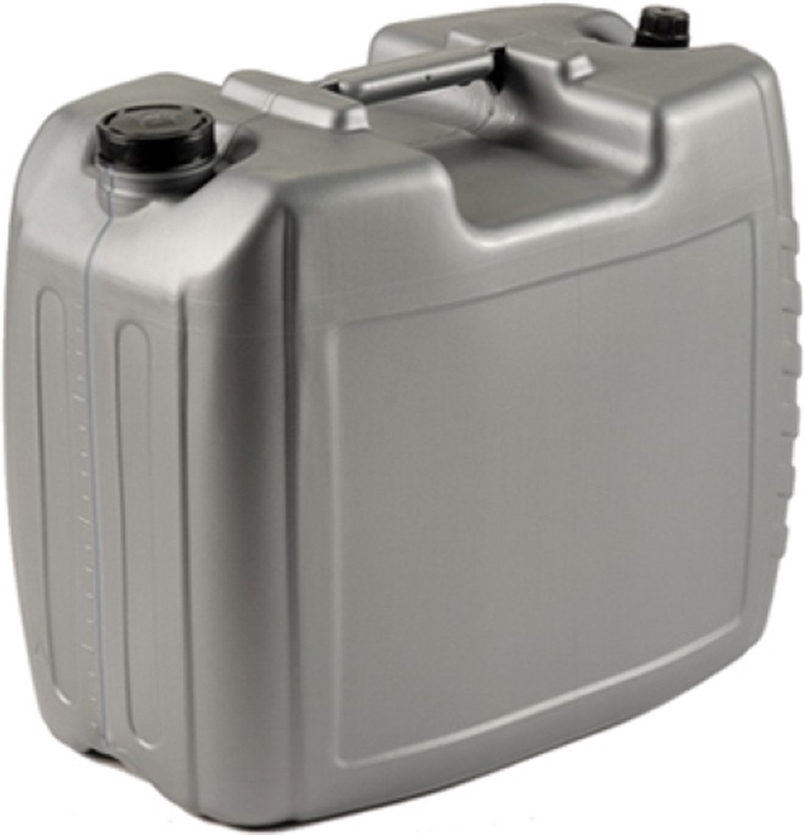 Jerrycan 20 liter met ontluchting - HDPE - UN-keur - zilvergrijs
