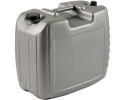 Jerrycan 20 liter met ontluchting - HDPE - UN-keur - zilvergrijs