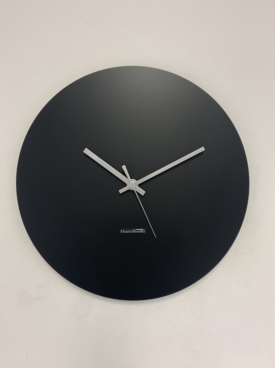 Wandklok ChantalBrandO MISTRAL BLACK -- MODERN DESIGN --
