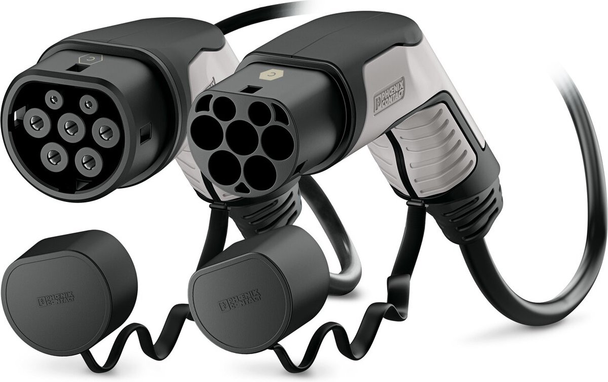 Phoenix Contact - 1623509 eMobility laadkabel - 4 m - Grijs/Zwart