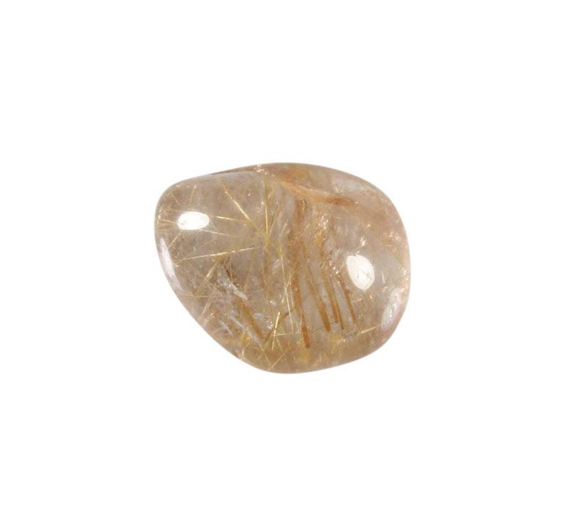 Rutielkwarts steen getrommeld 2 - 5 gram