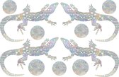Raamsticker - Hagedissen - Suncatcher - Rainbow - Raamdecoratie - Raamfolie - Statisch - Zelfklevend - Sticker