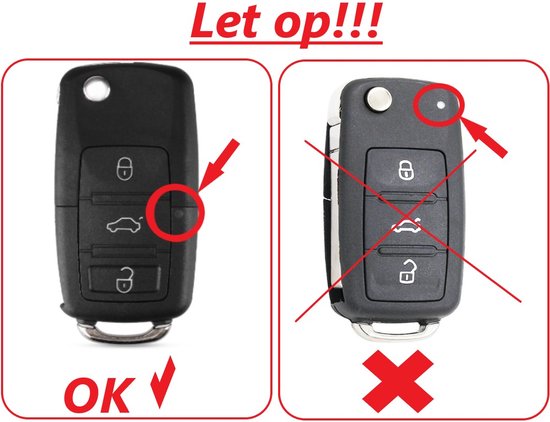 Volkswagen sleutel VW 3 knop klapsleutel behuizing / sleutelbehuizing /  sleutel... | bol.com