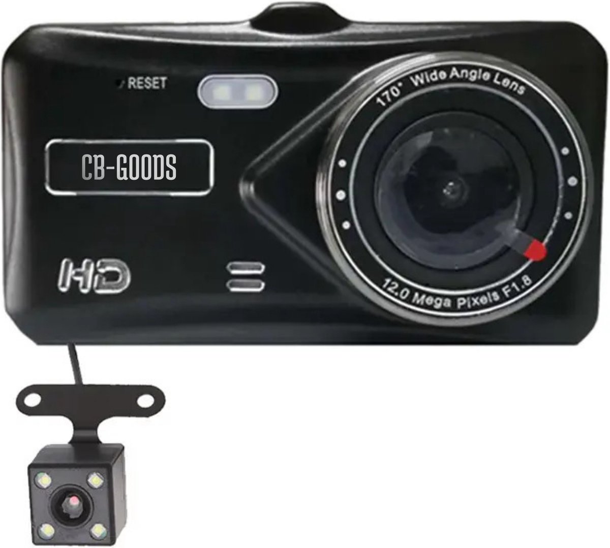CB- Goods Dashcam pour voiture - Dual caméra 4K M11 Pro - Écran tactile 4  pouces 