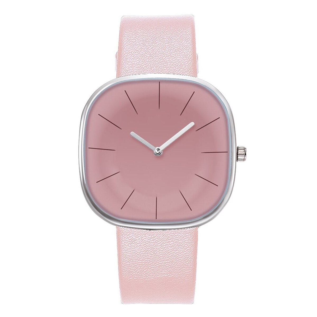 WiseGoods WS670 Minimalisme Design Dames Horloge - Horloges Vrouw - Sieraden - Accessoires Kleding - Cadeau Meisje - Sieraad Roze