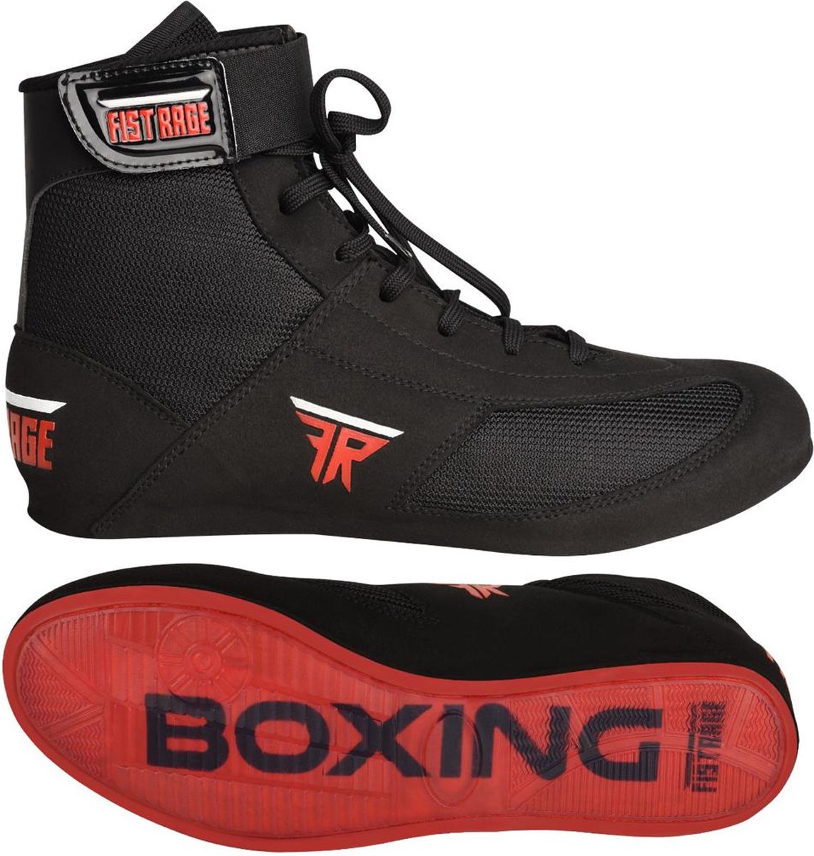 FISTRAGE LOW TOP Boksschoenen - Zwart / Rood - 45