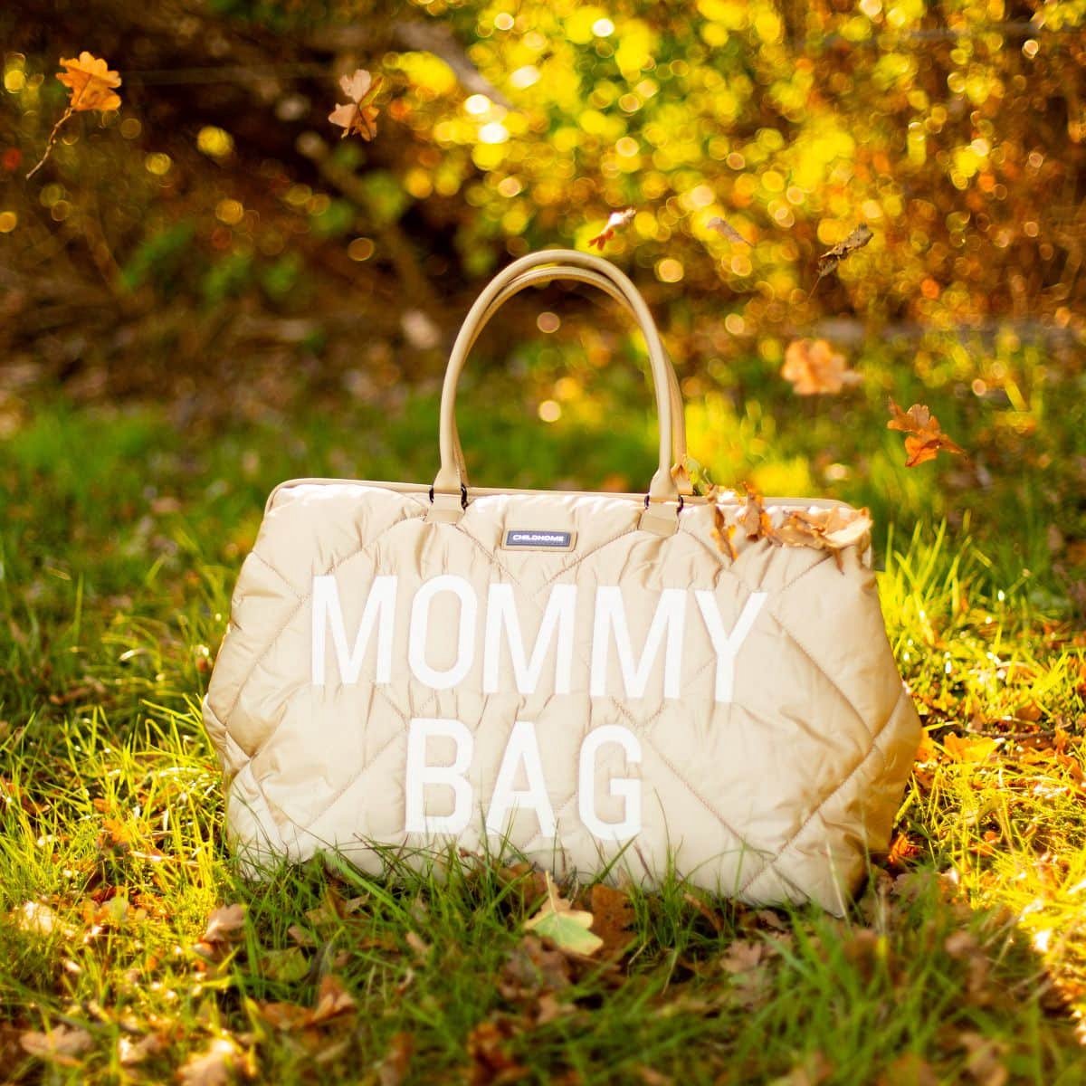 Childhome Mommy Bag Large - Daim - Sac à langer Childhome sur L